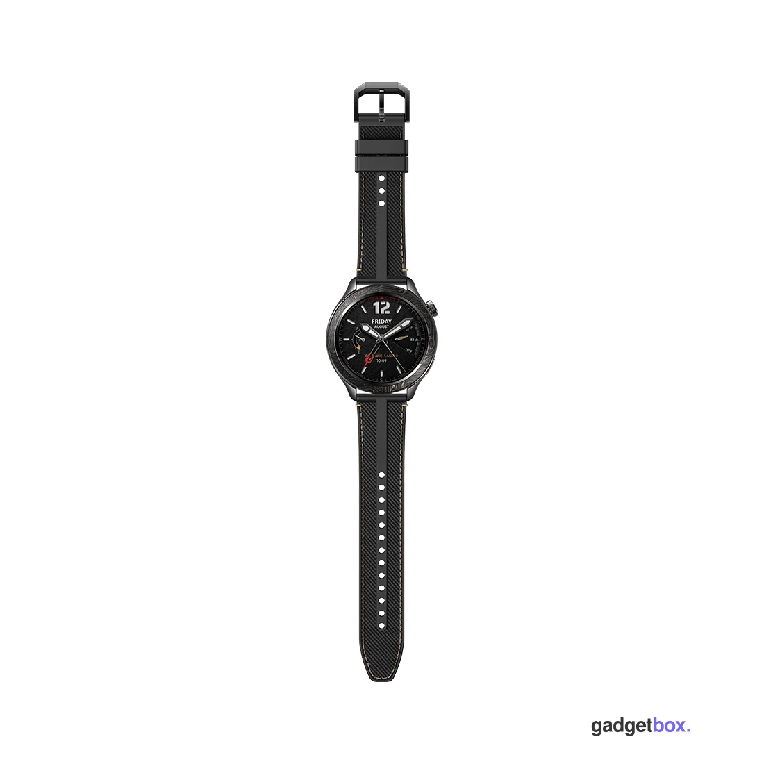 Комплект из ремешка и безеля для часов Xiaomi Watch S4 Bezel and Strap Kit-Midnight Carbon
