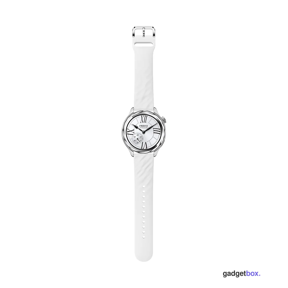 Комплект из ремешка и безеля для часов Xiaomi Watch S4 Bezel and Strap Kit-Liquid Silver