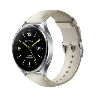 Кожаный ремешок Xiaomi Watch Leather Strap White
