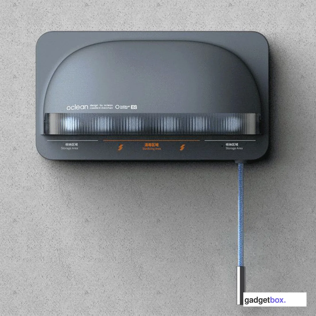 Ультрафиолетовый стерилизатор для щеток Oclean S1 Grey