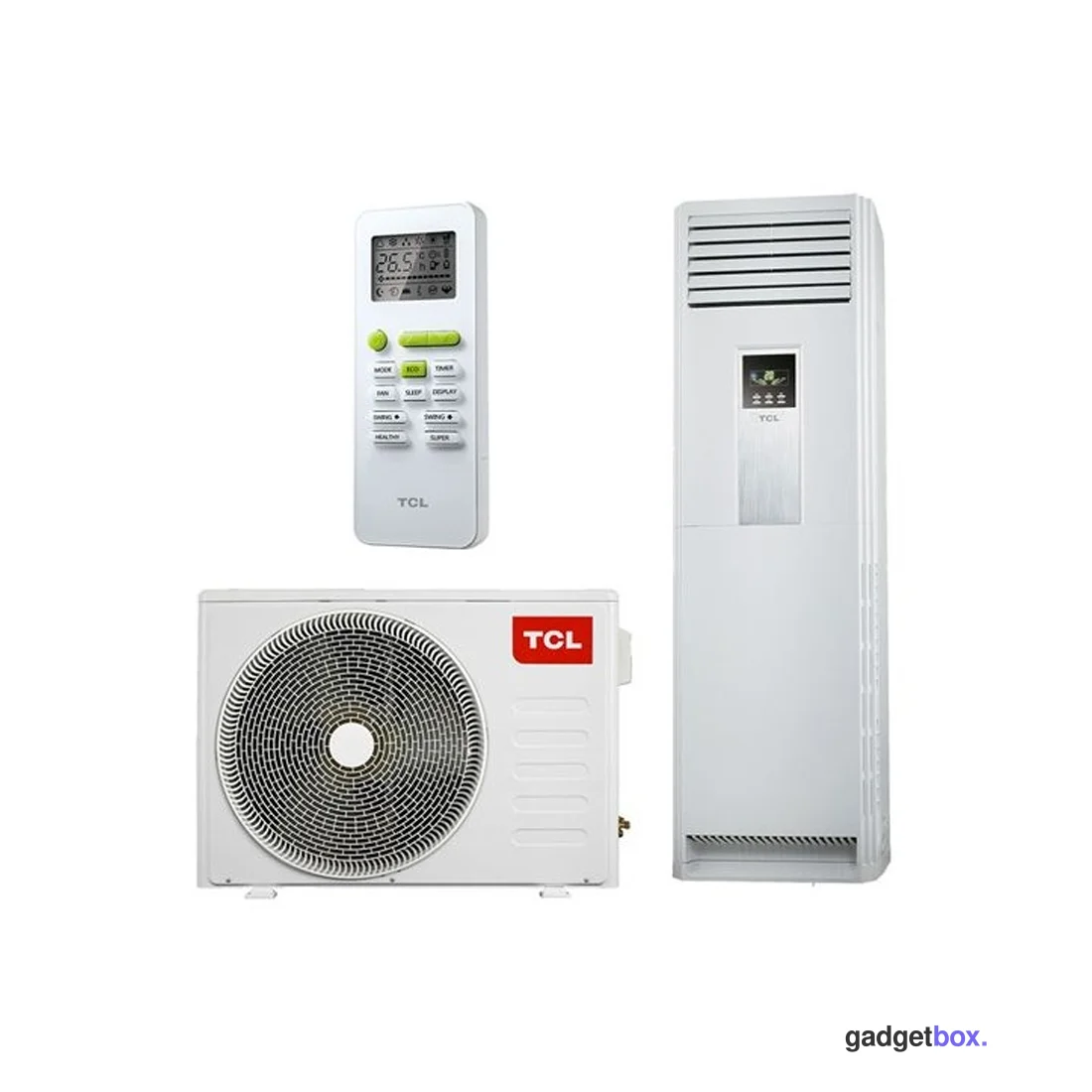 Колонный кондиционер TCL TAC-24HF/C (в комплекте с медными трубами) Белый