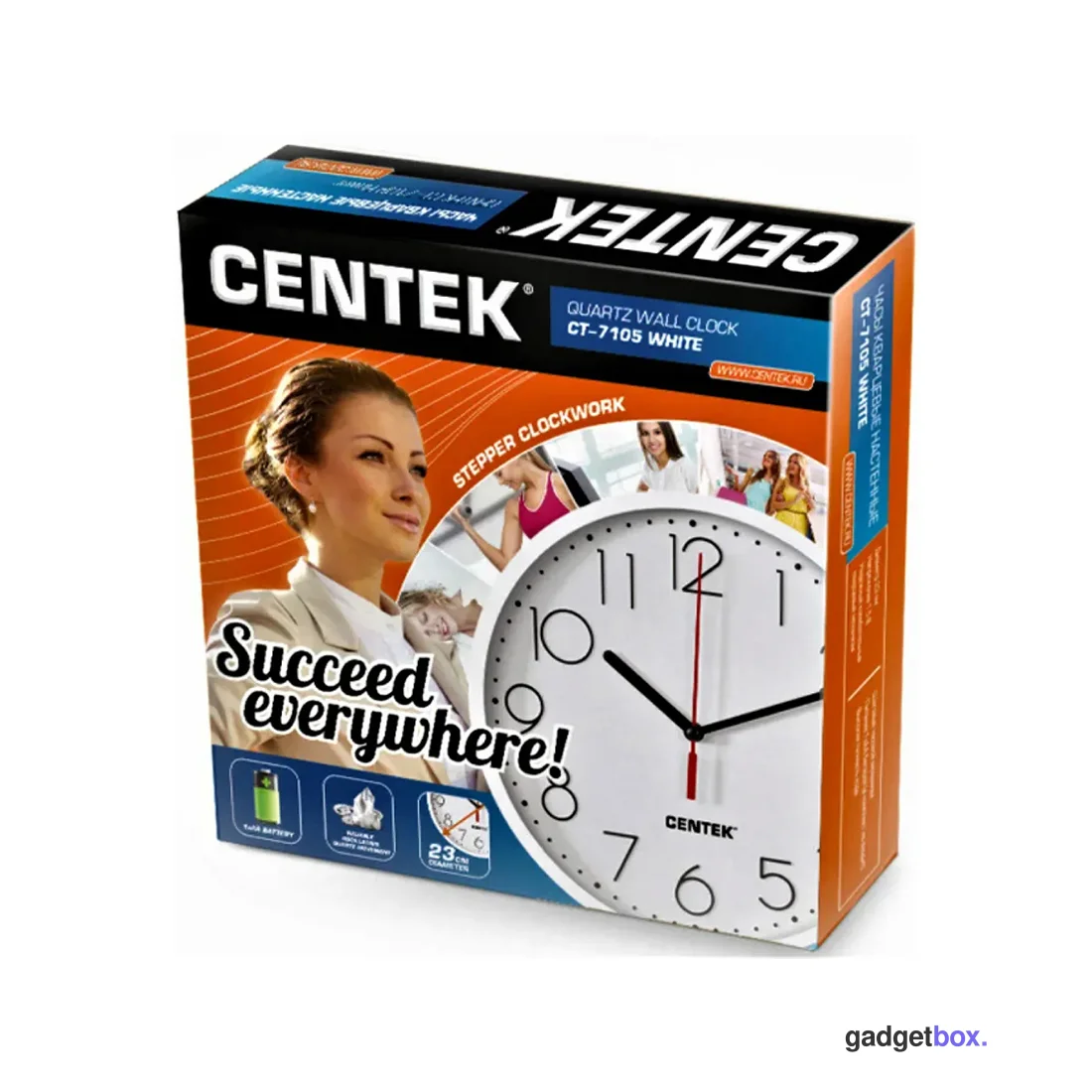 Часы настенные Centek СТ-7105 Белый