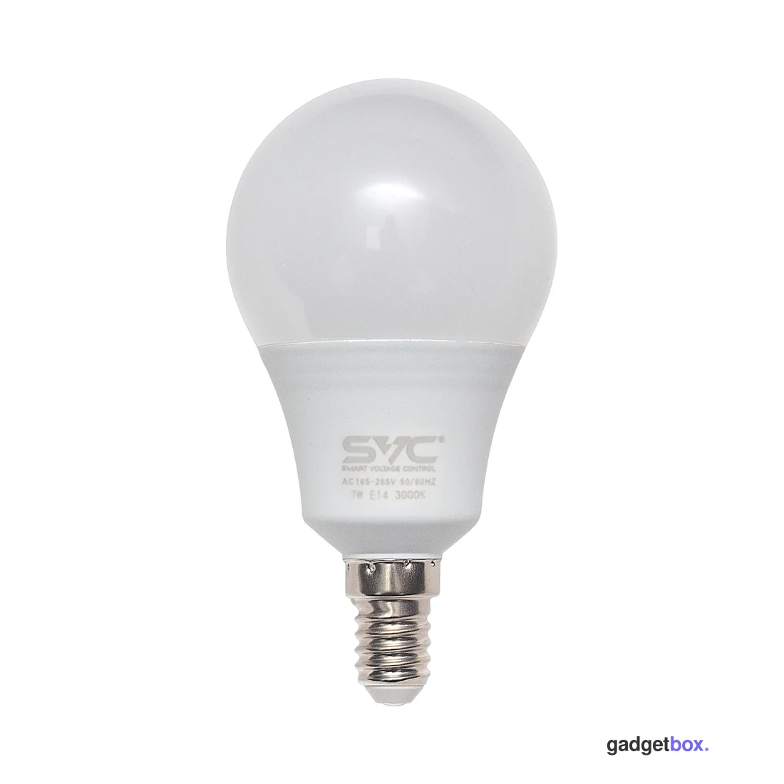 Эл. лампа светодиодная SVC LED G45-7W-E14-3000K, Тёплый