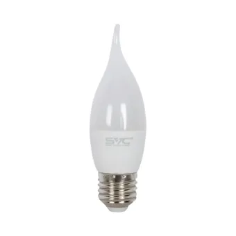 Лампа светодиодная SVC LED CB35-7W-E27-3000K Свеча на ветру Тёплый