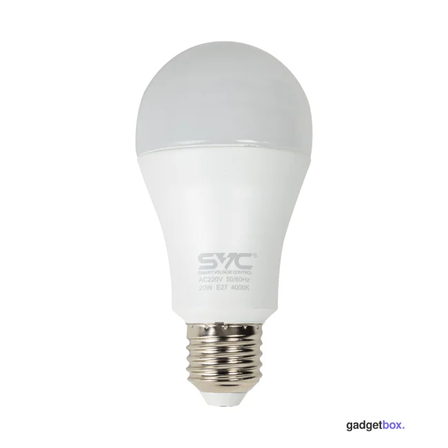 Лампа светодиодная SVC LED A60-20W-E27-4000K Нейтральный
