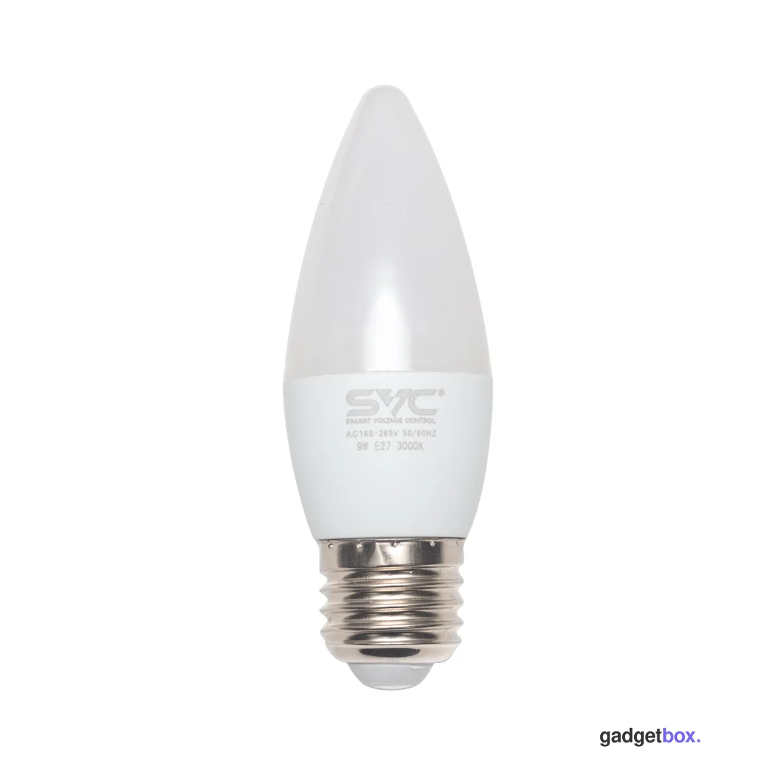 Эл. лампа светодиодная SVC LED C35-9W-E27-3000K, Тёплый