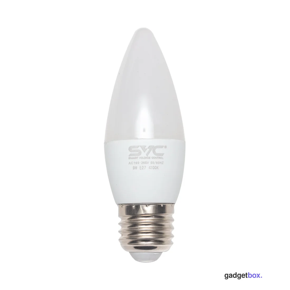 Эл. лампа светодиодная SVC LED C35-9W-E27-4200K, Нейтральный