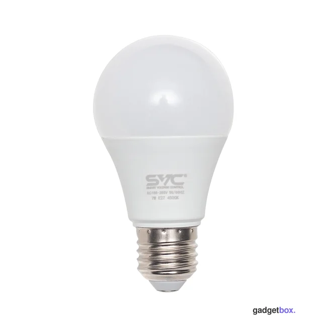 Эл. лампа светодиодная SVC LED G45-7W-E27-4500K, Нейтральный