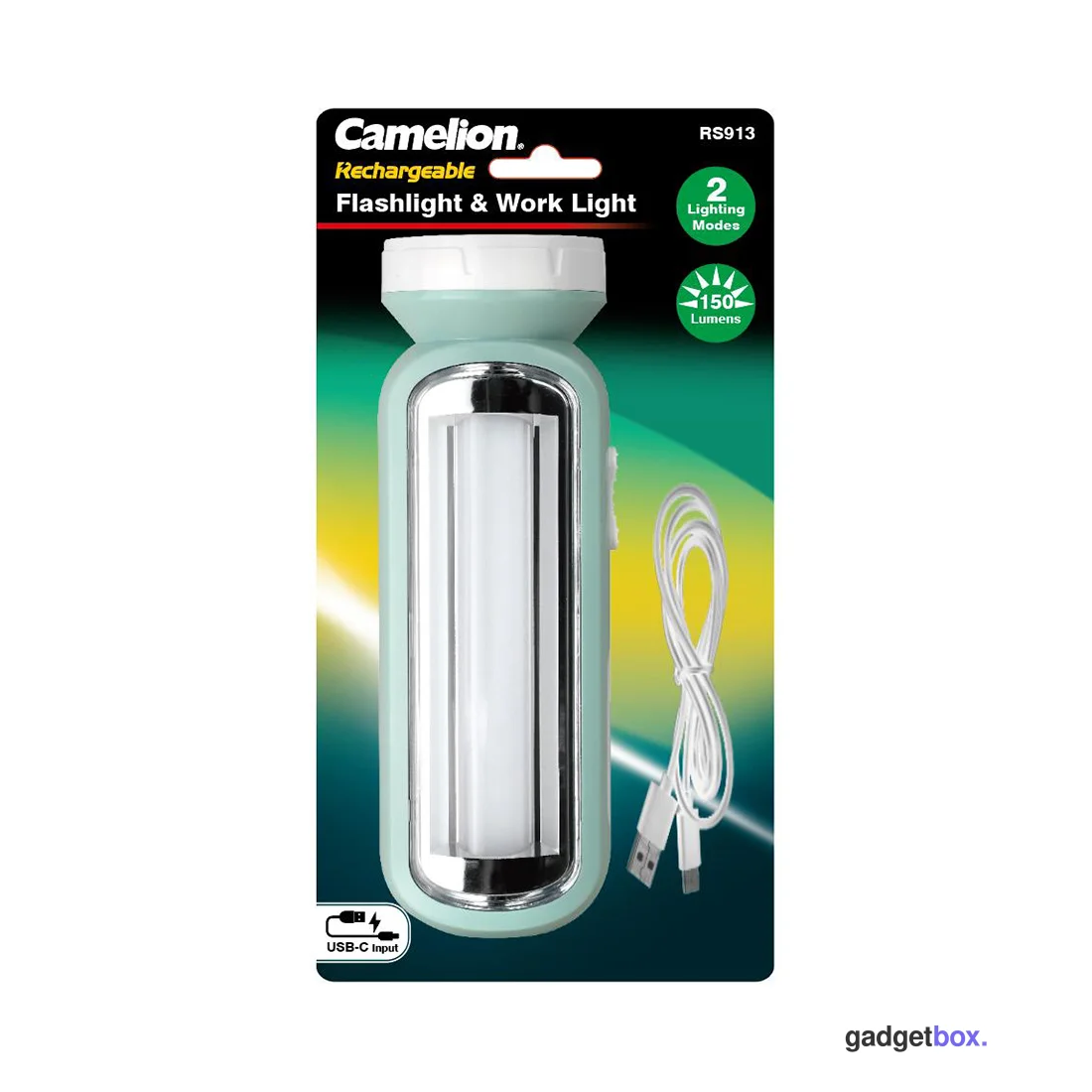 Фонарь перезаряжаемый Camelion RS913-BP