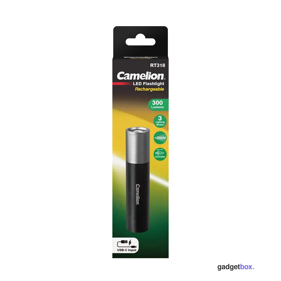 Перезаряжаемый фонарик Camelion RT318-CBH