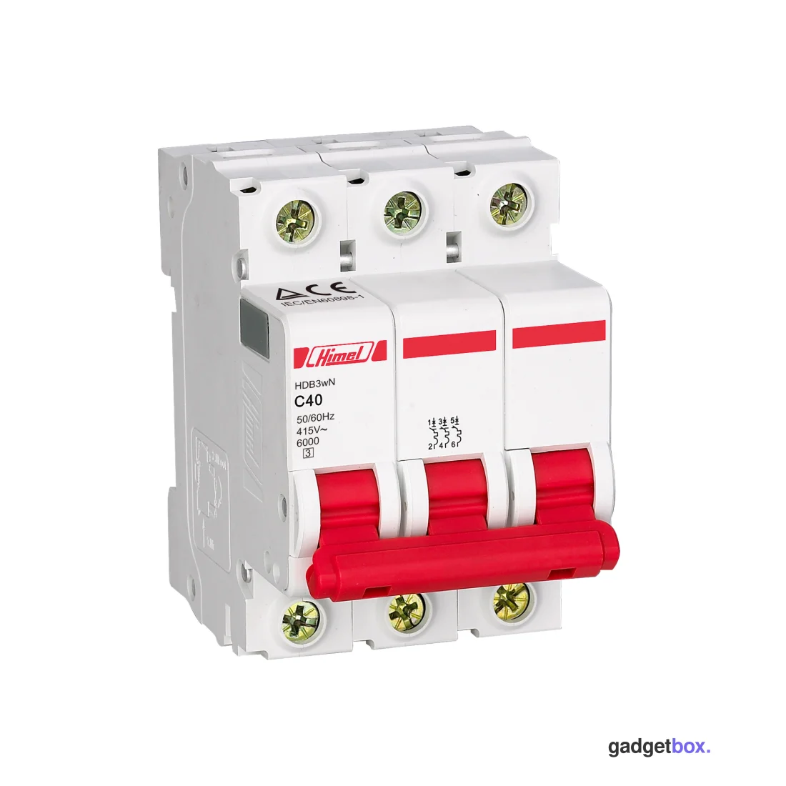 Автоматический выключатель Himel HDB3w 3Р 6А С 4,5кА