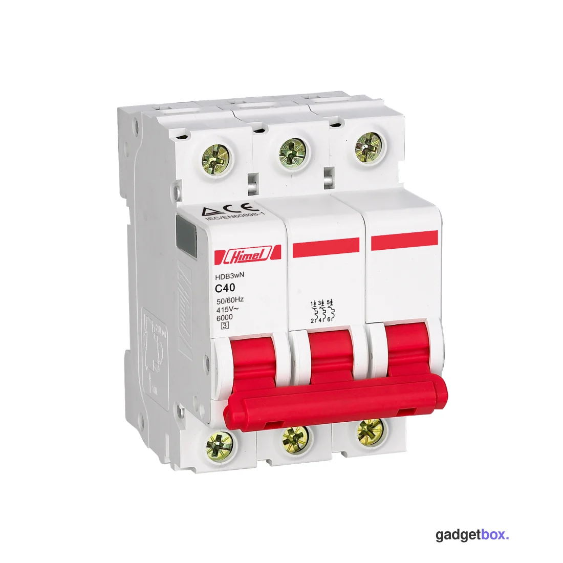 Автоматический выключатель Himel HDB3w 3Р 10А С 4,5кА
