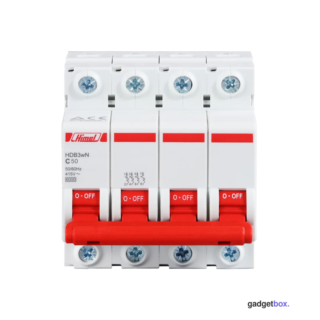 Автоматический выключатель Himel HDB3w 4Р 50А С 4,5кА