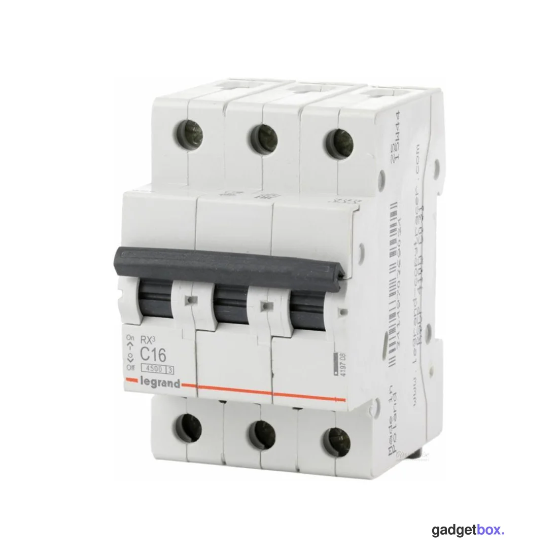Автоматический выключатель Legrand 419708 3П C 16А RX3 4,5kA