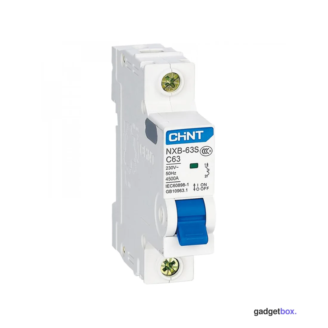 Автоматический выключатель CHINT NXB-63S 1P 1A C 4,5kA