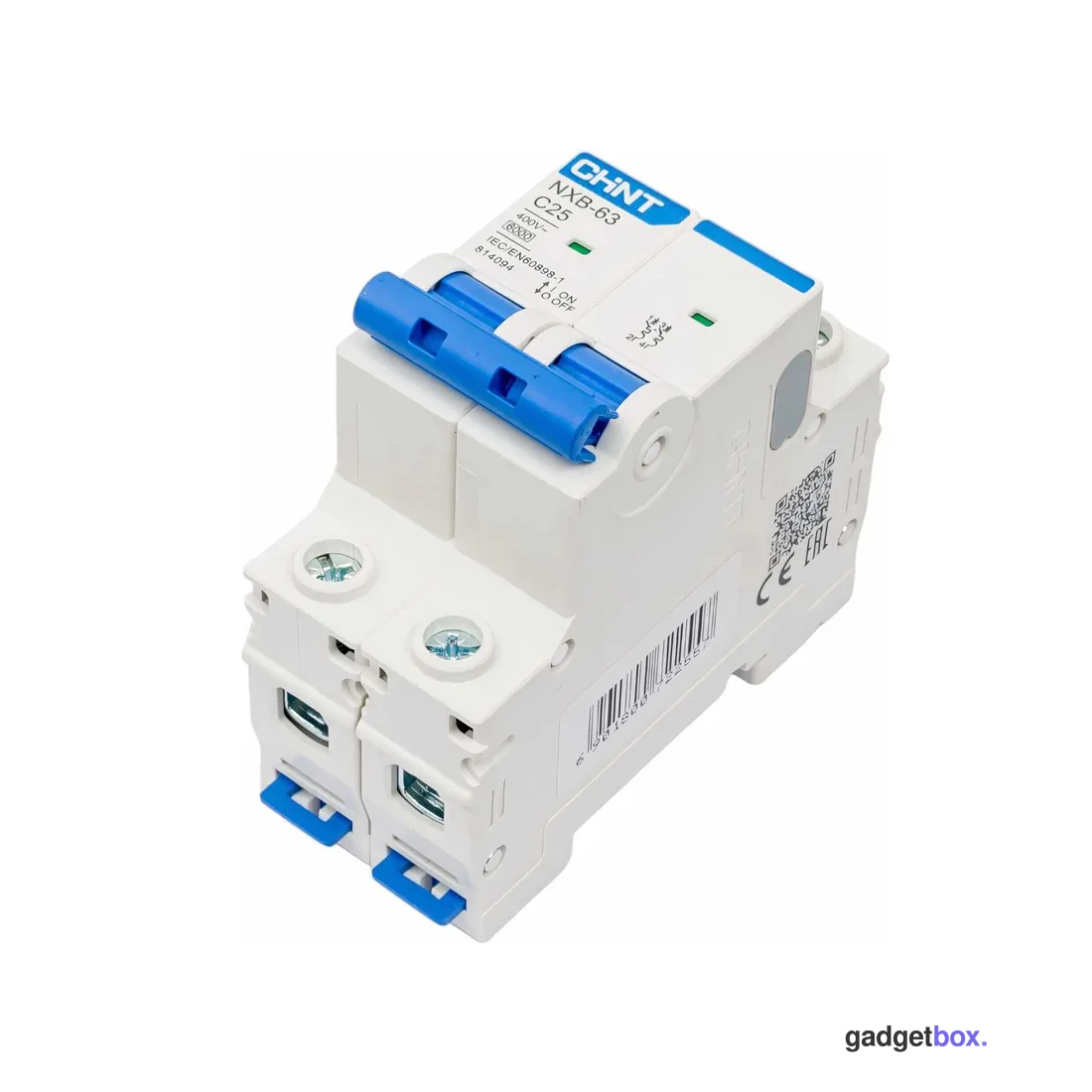 Автоматический выключатель CHINT NXB-63S 2P 6A C 4,5kA