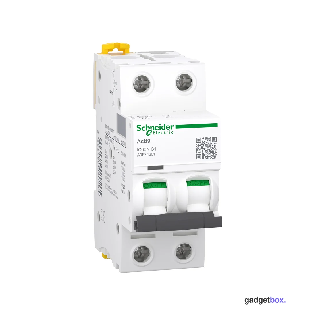 Автоматический выключатель SE A9F74201 Acti9 iC60N 2P С 1А 6 kA