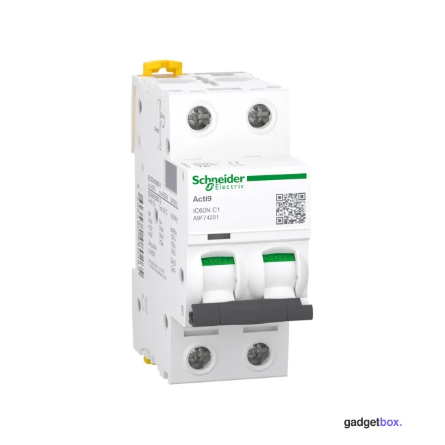 Автоматический выключатель SE A9F74201 Acti9 iC60N 2P С 1А 6 kA