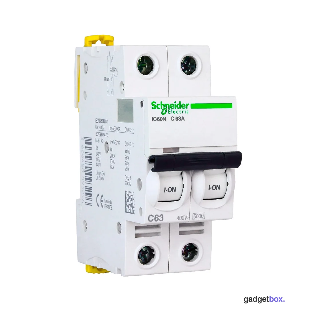 Автоматический выключатель SE A9F79263 Acti9 iC60N 2P С 63А 6 kA