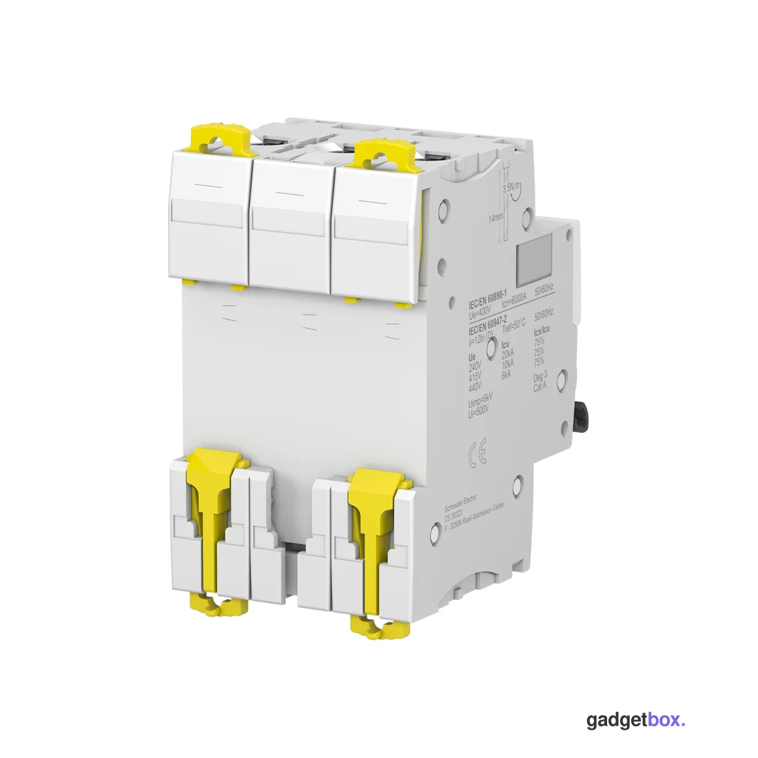 Автоматический выключатель SE A9F75350 Acti9 iC60N 3P 50А D 6 kA