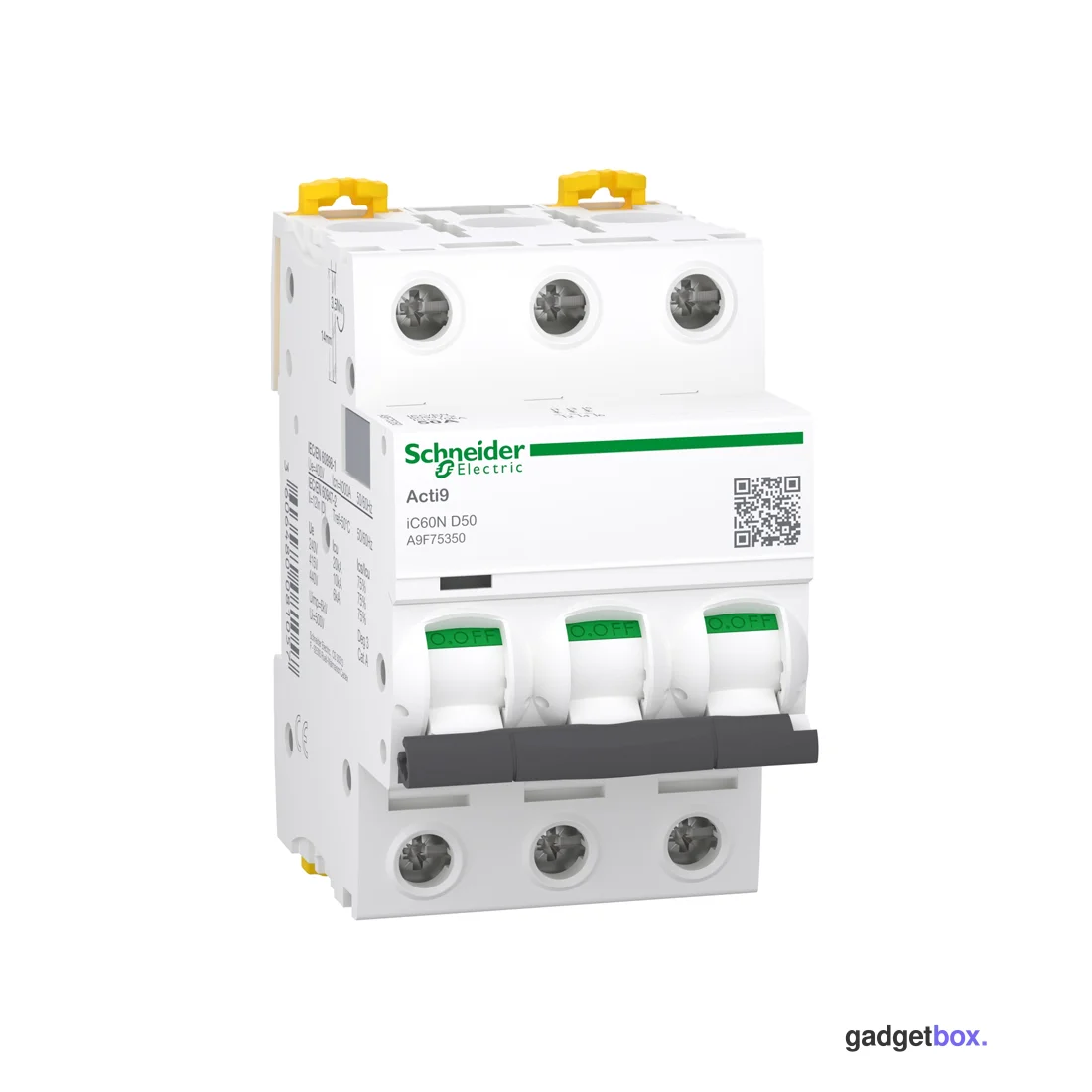Автоматический выключатель SE A9F75350 Acti9 iC60N 3P 50А D 6 kA