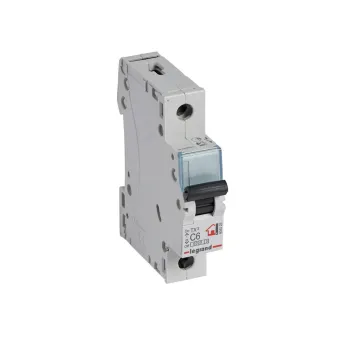 Автоматический выключатель Legrand 404025 1П C 6A TX3 6000 6kA