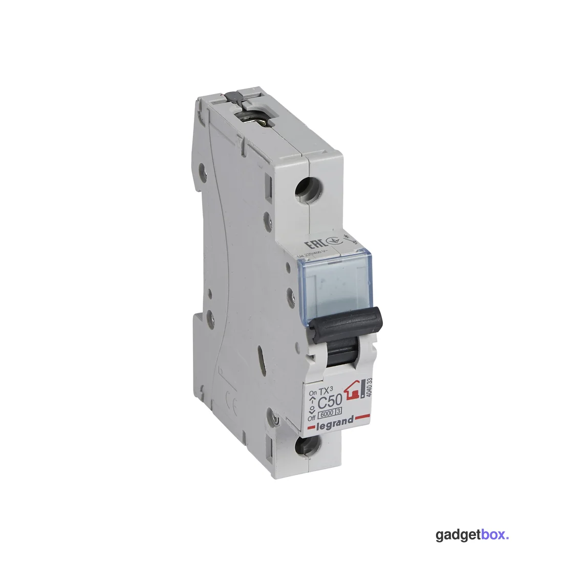 Автоматический выключатель Legrand 404033 1П C50A TX3 6000 6kA