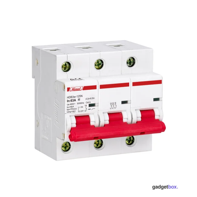 Автоматический выключатель Himel HDB3w-125 3P 100А С 10кА