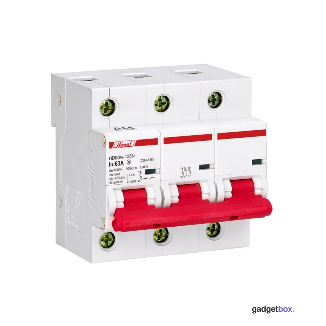 Автоматический выключатель Himel HDB3w-125 3Р 125А С 10кА