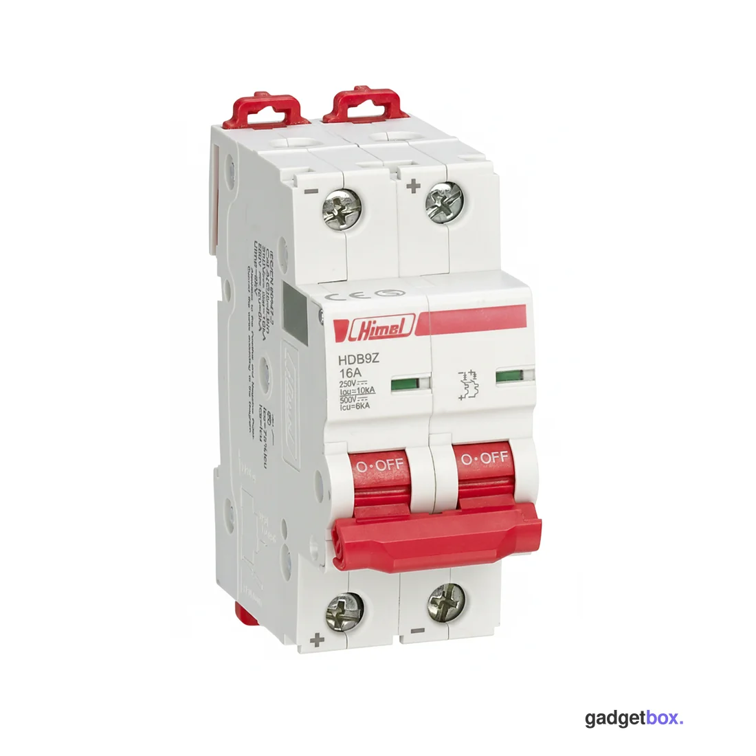 Автоматический выключатель Himel HDB9Z 2Р 6А C 500В DC
