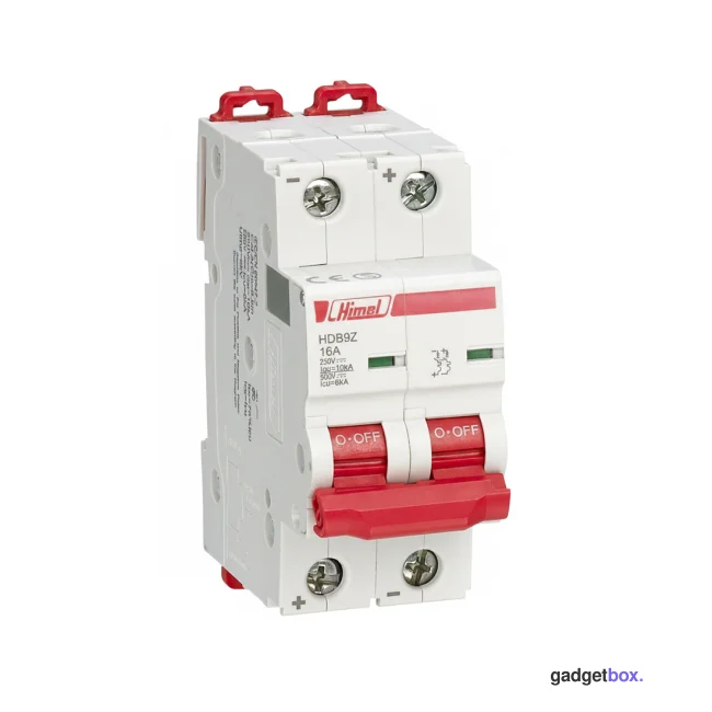 Автоматический выключатель Himel HDB9Z 2Р 6А C 500В DC