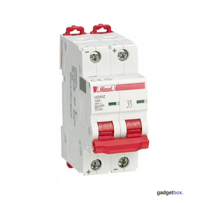Автоматический выключатель Himel HDB9Z 2Р 10А С 500В DC