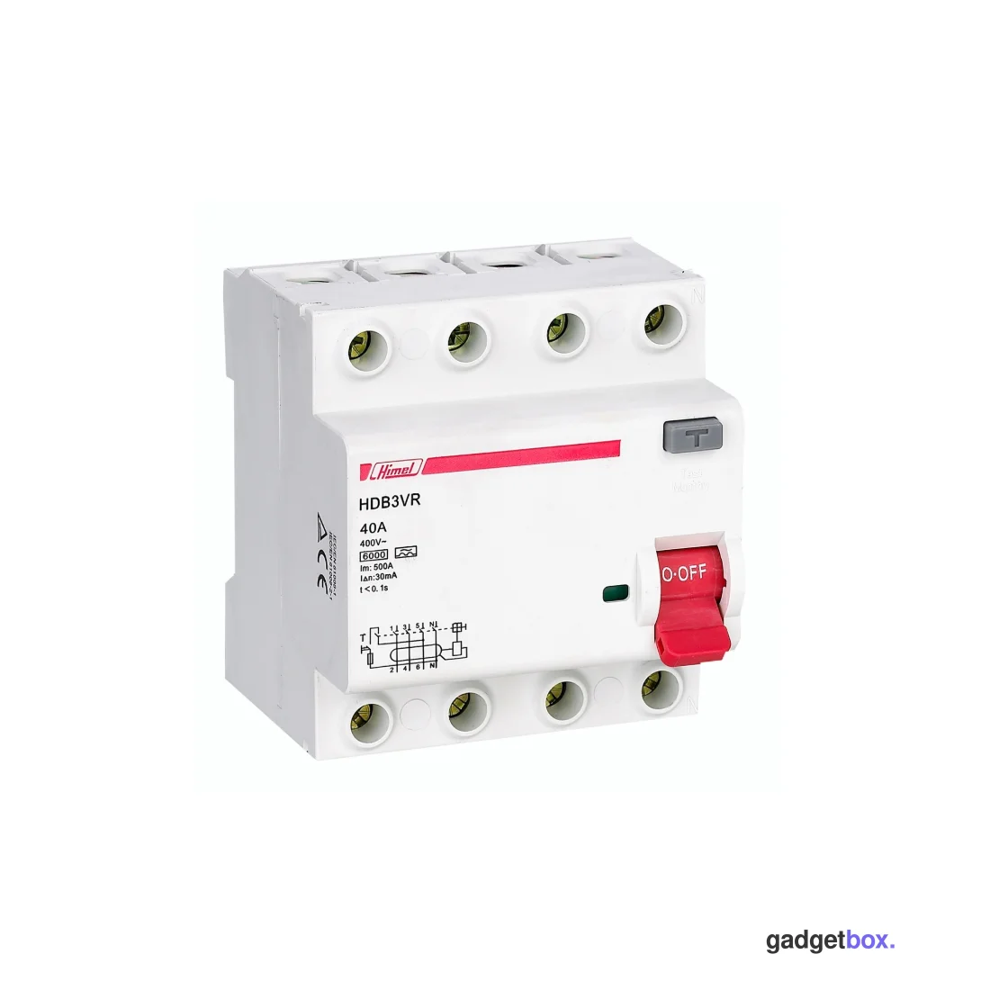 ВДТ Himel HDB3VR 4Р 25А 30мА тип AC 6кА