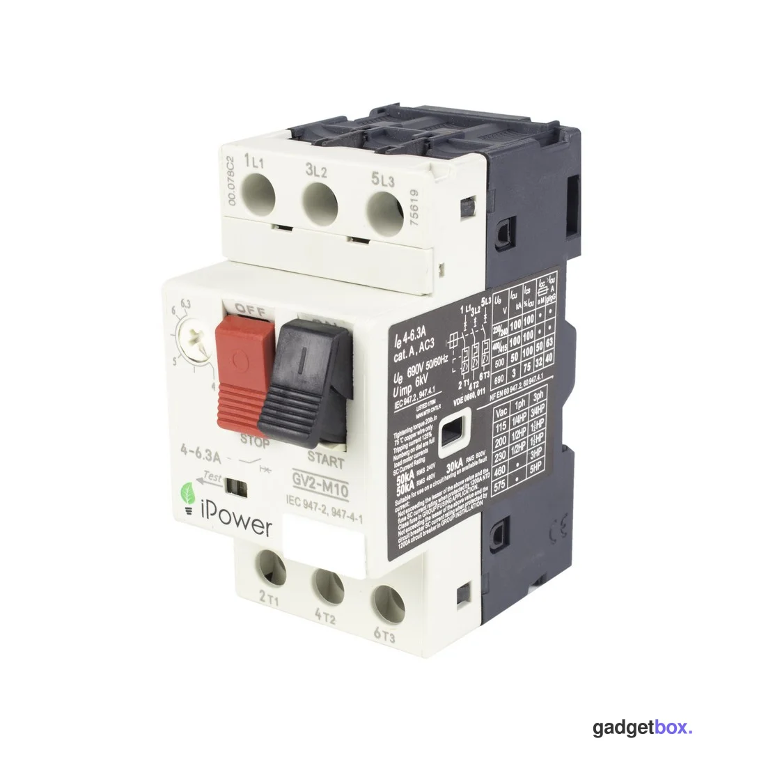 Автомат защиты двигателя iPower GV2-M08 (2.5-4A)
