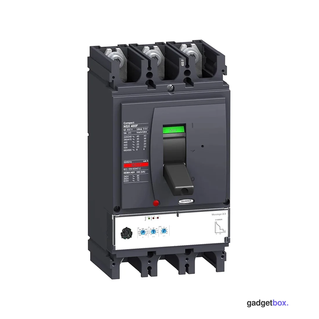 Автоматический выключатель SE LV432676 NSX400F 3P 400A с эл.расц. Micrologic 2.3 36кА