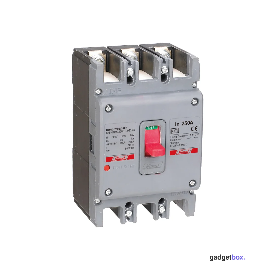 Автоматический выключатель Himel HDM3 250T/3P 200A