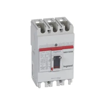 Автоматический выключатель Legrand 27255 3П 80A DRX125 10kA термомагнитный