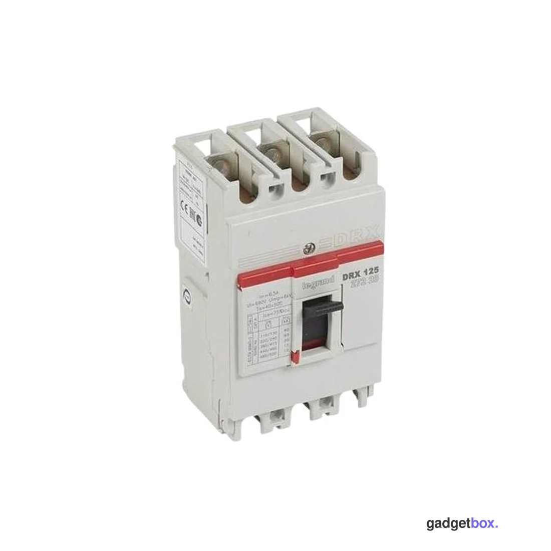Автоматический выключатель Legrand 27220 3П 63A DRX125 20kA термомагнитный