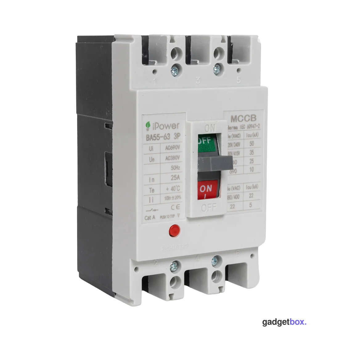 Автоматический выключатель iPower ВА55-63 3P 25A