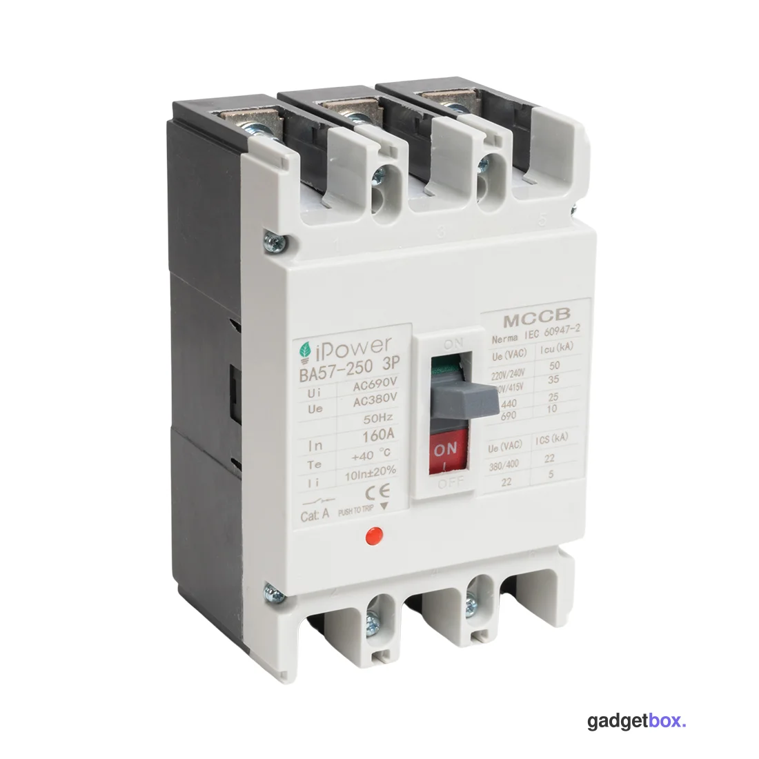 Автоматический выключатель iPower ВА57-250 3P 160A