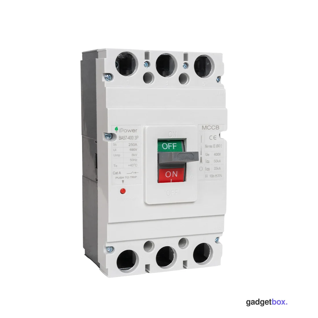 Автоматический выключатель iPower ВА57-400 3P 250A