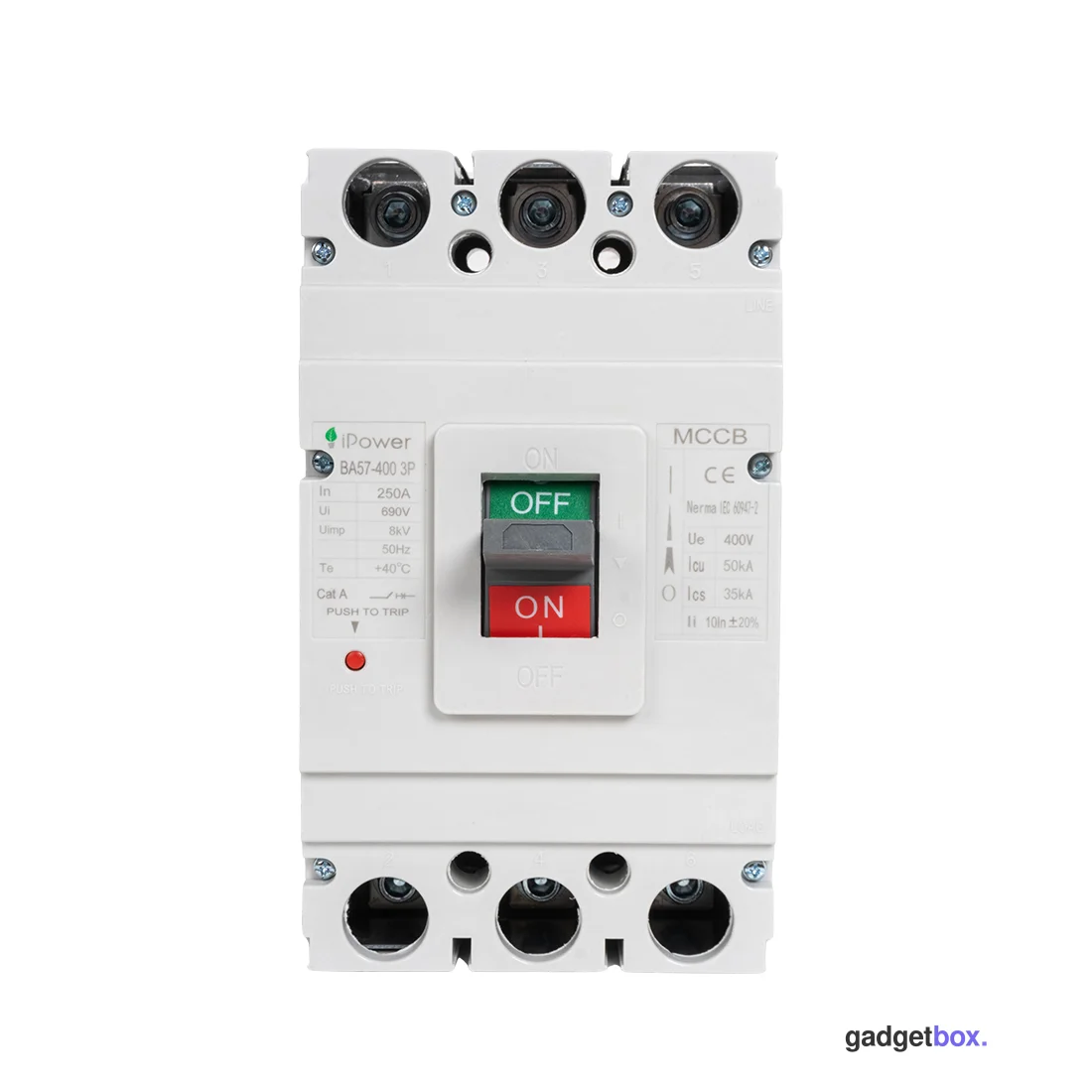 Автоматический выключатель iPower ВА57-400 3P 250A