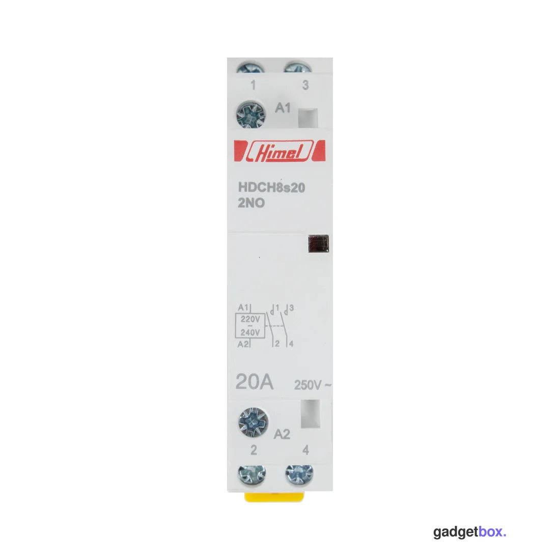 Модульный контактор Himel HDCH8S 2НО 20А 230В