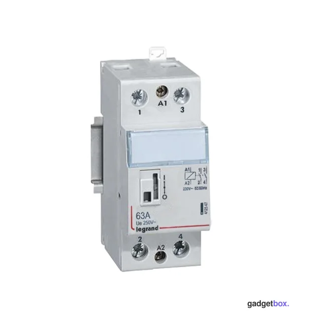 Модульный контактор Legrand 412547 2НО 63А CX³ 250/230В AC с руч.управления