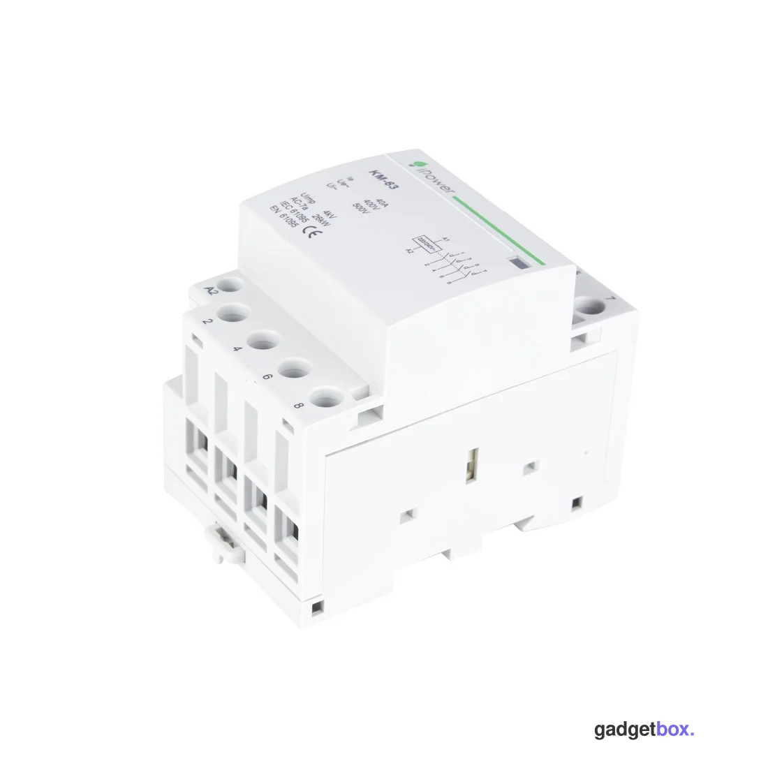 Контактор модульный iPower КМ-63 4Р 40А