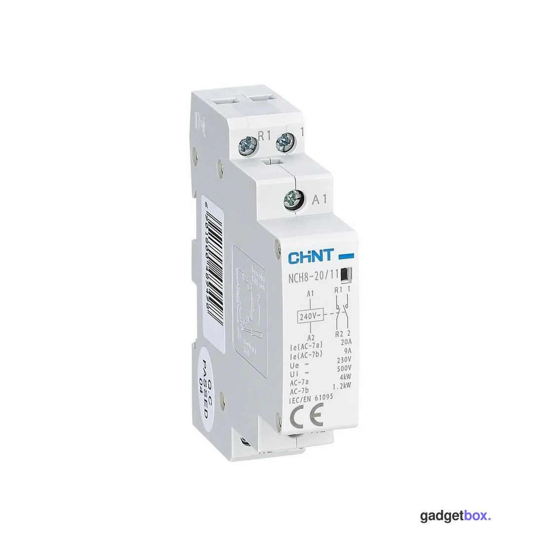 Контактор модульный CHINT NCH8-20/11 20A 1НО+1НЗ AC220/230В 50Гц