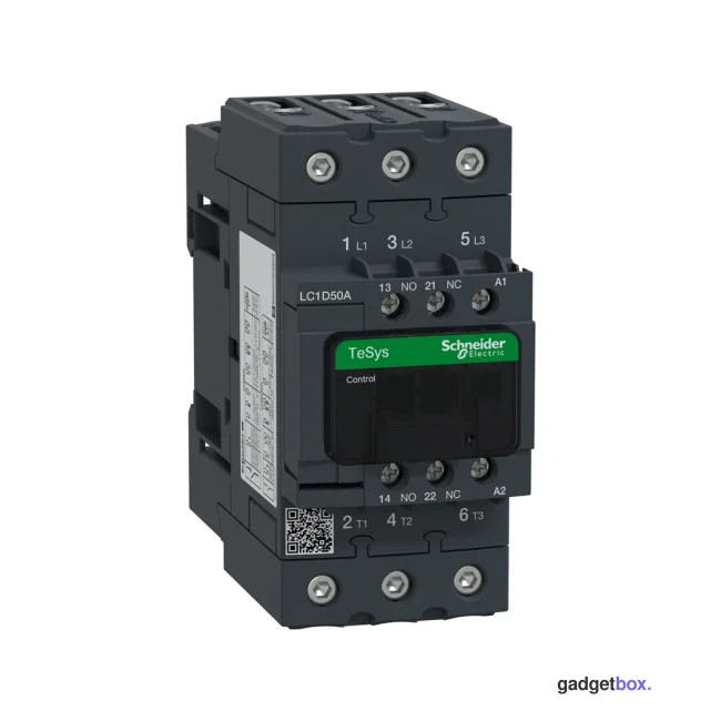 Контактор SE LC1D50AB7 3Р 50А 24В 50/60Гц винт.зажим E-Link