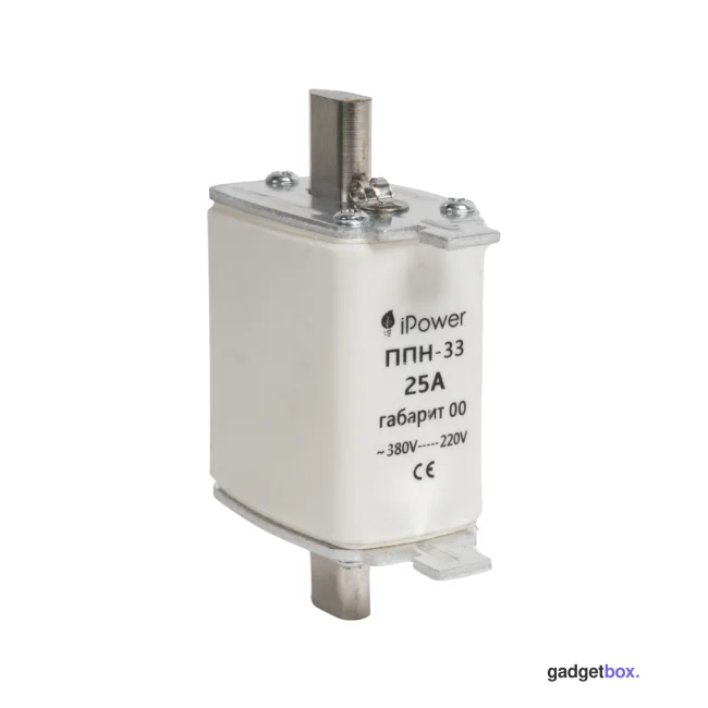 Предохранитель плавкий iPower ППН-33 25А габарит 00