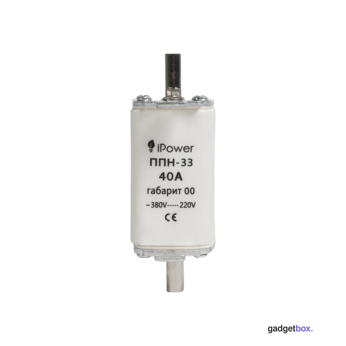 Предохранитель плавкий iPower ППН-33 40А габарит 00