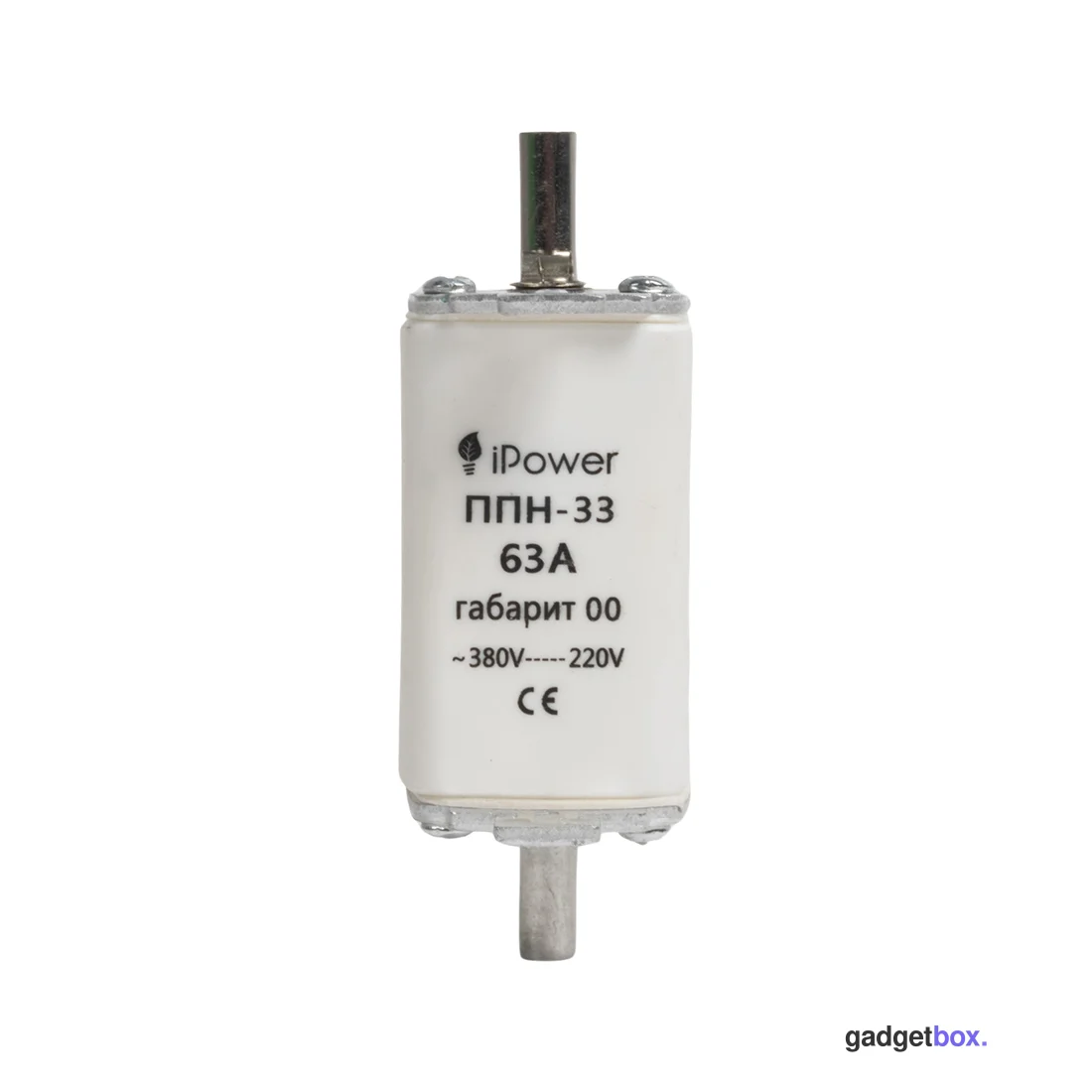 Предохранитель плавкий iPower ППН-33 63А габарит 00
